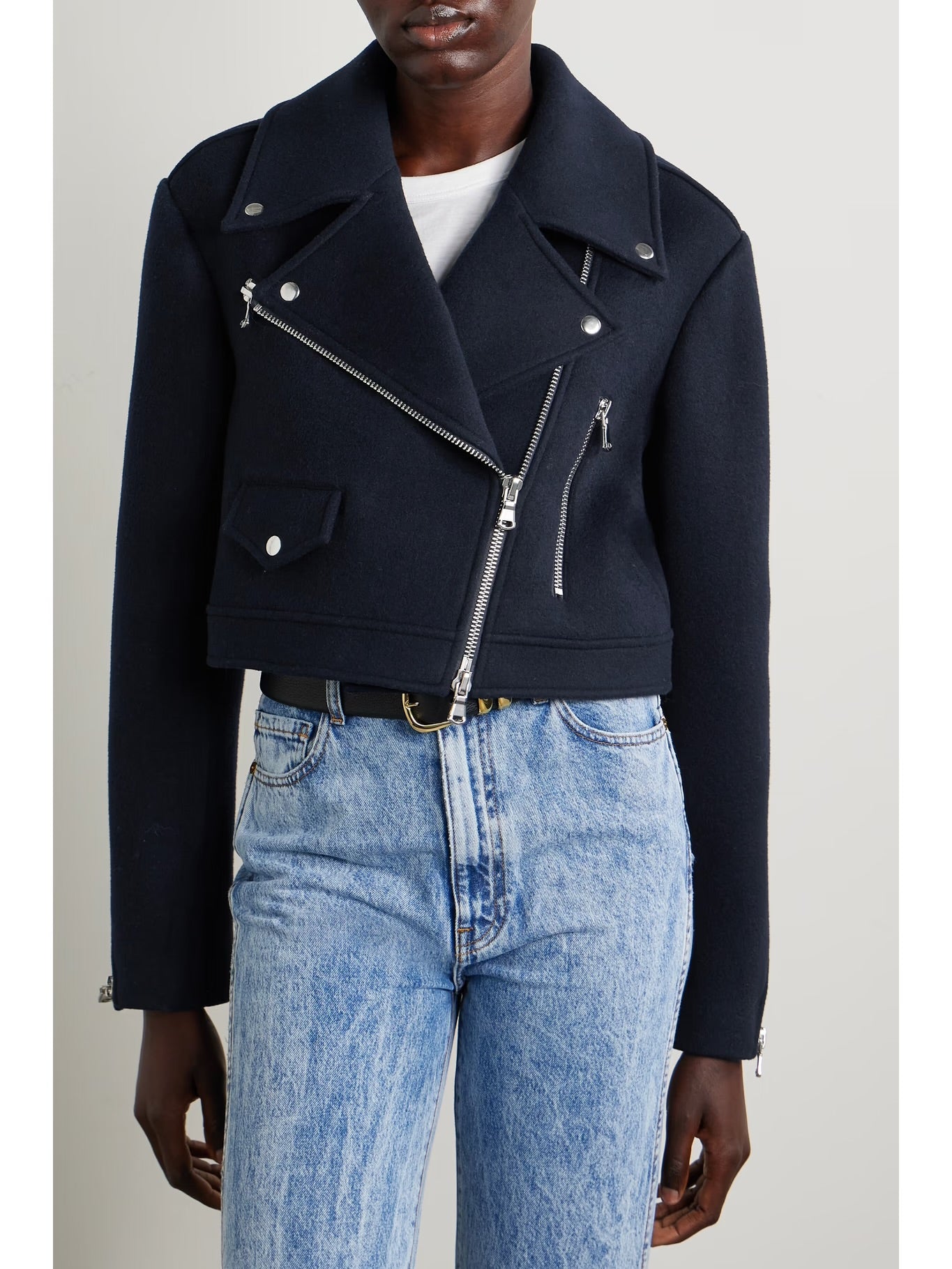 ALC Oxford Cropped Wool Jacket