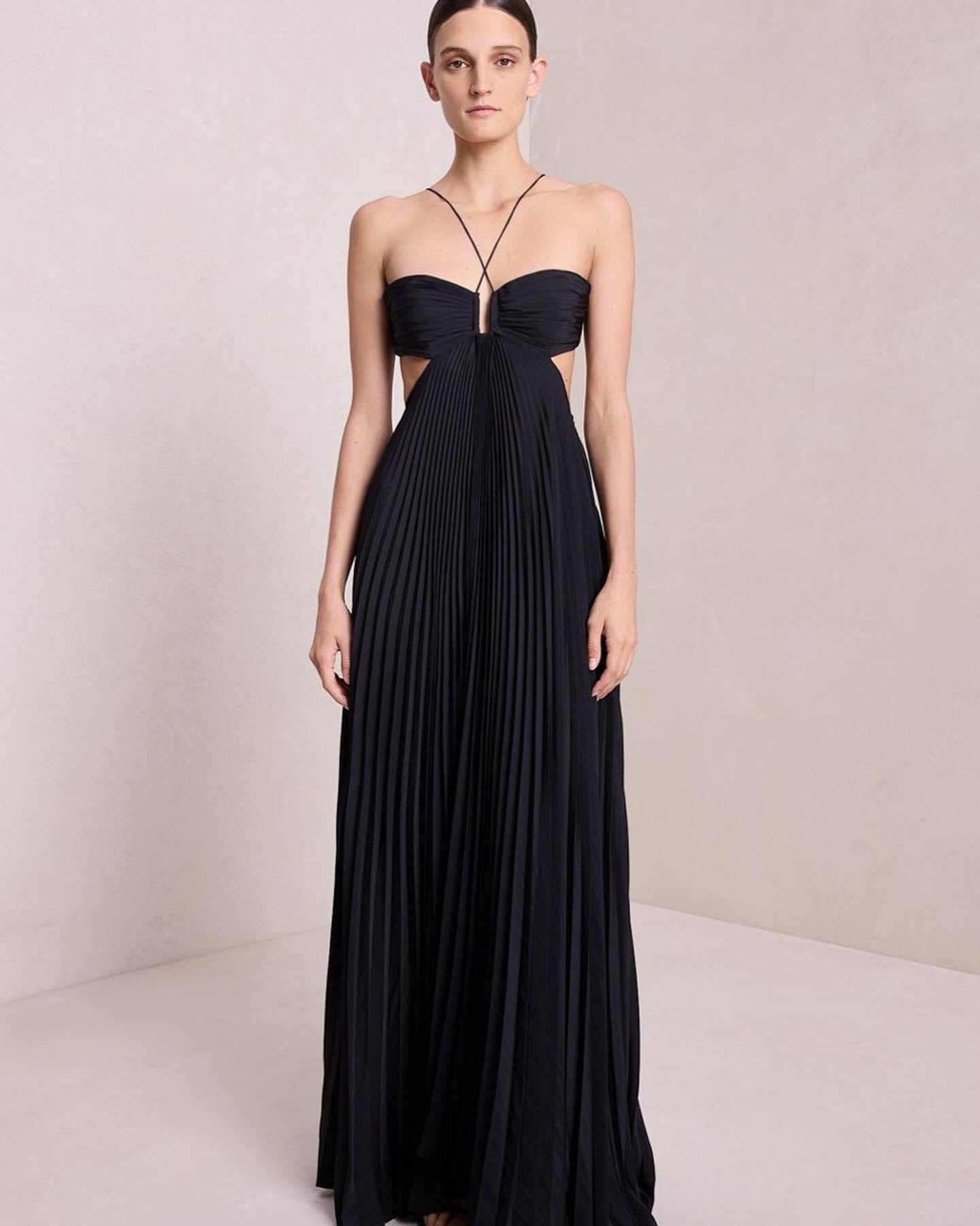 ALC Moira Halter Maxi Dress