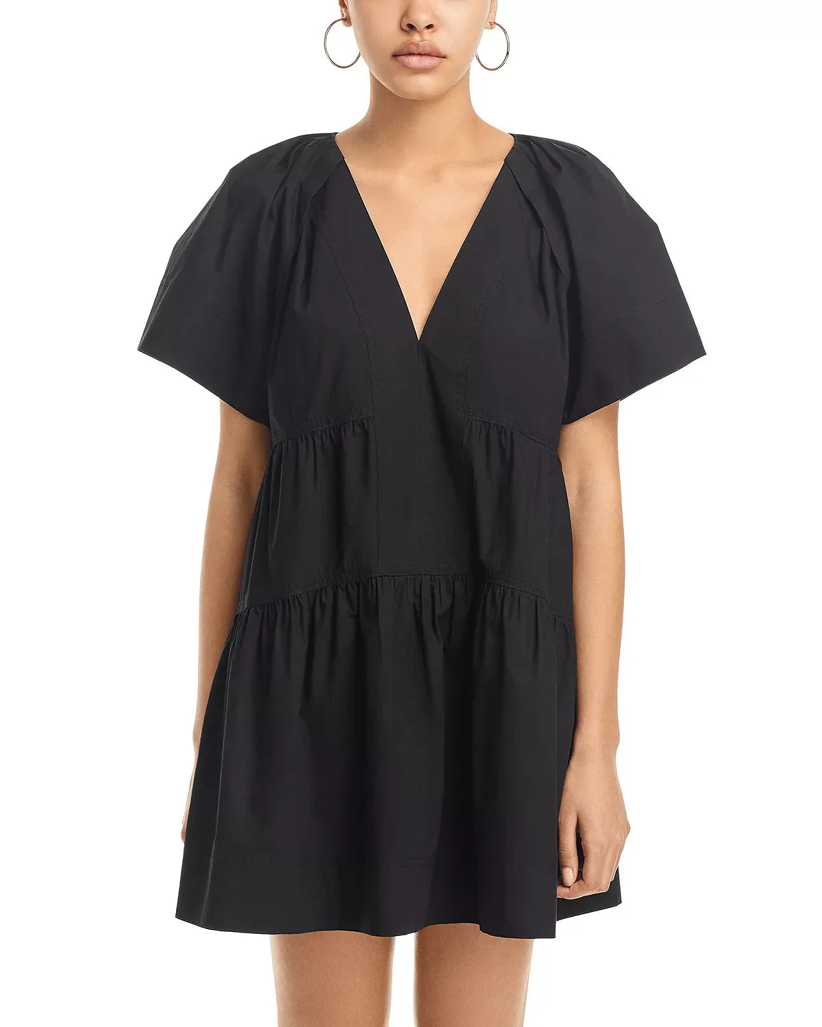 ALC Camila Cotton Tiered Mini Dress