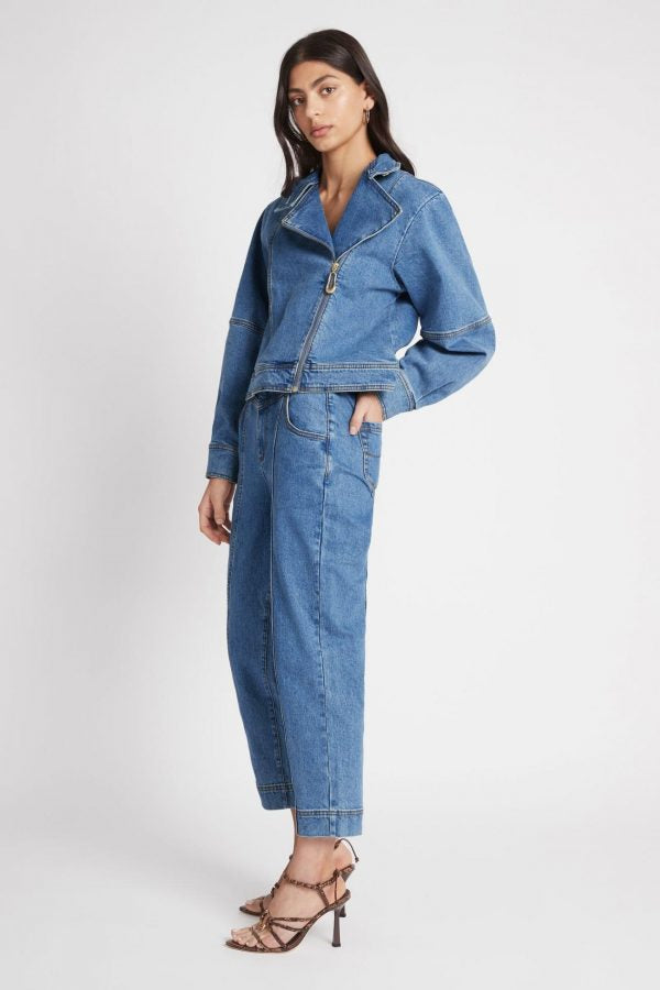 Aj Florence Denim Belted Jean