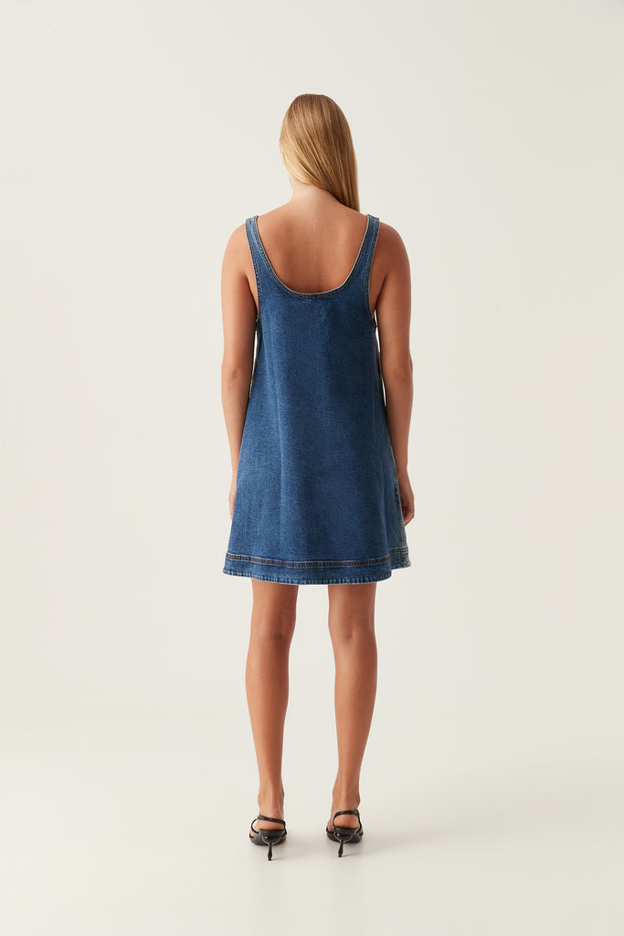 Aj Bambie Denim Mini Dress