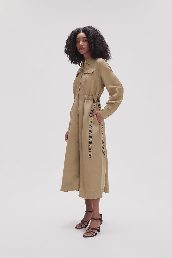 Aj Eternal Logo Midi Dress