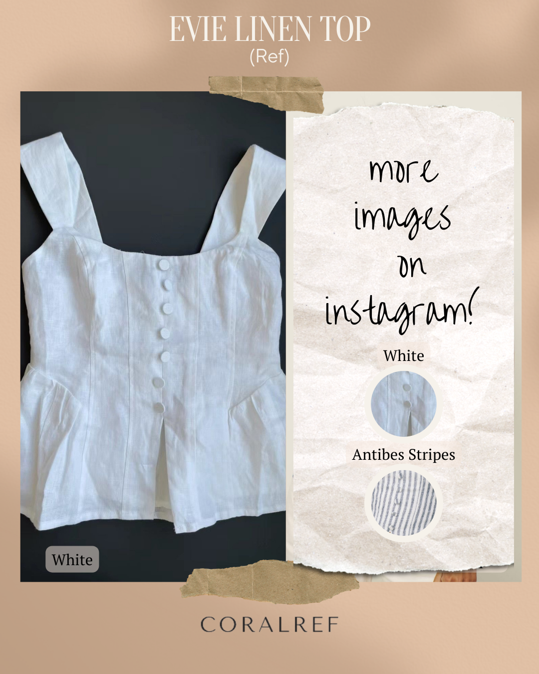 Ref Evie Linen Top