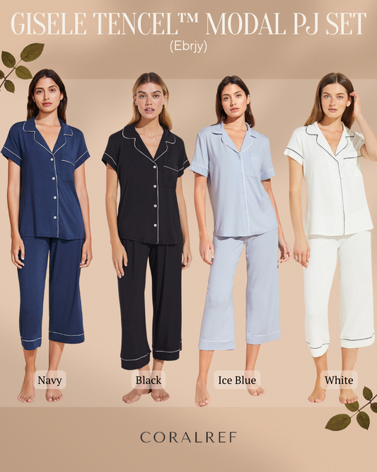 Ebrjy Gisele Tencel Modal Pajamas Set