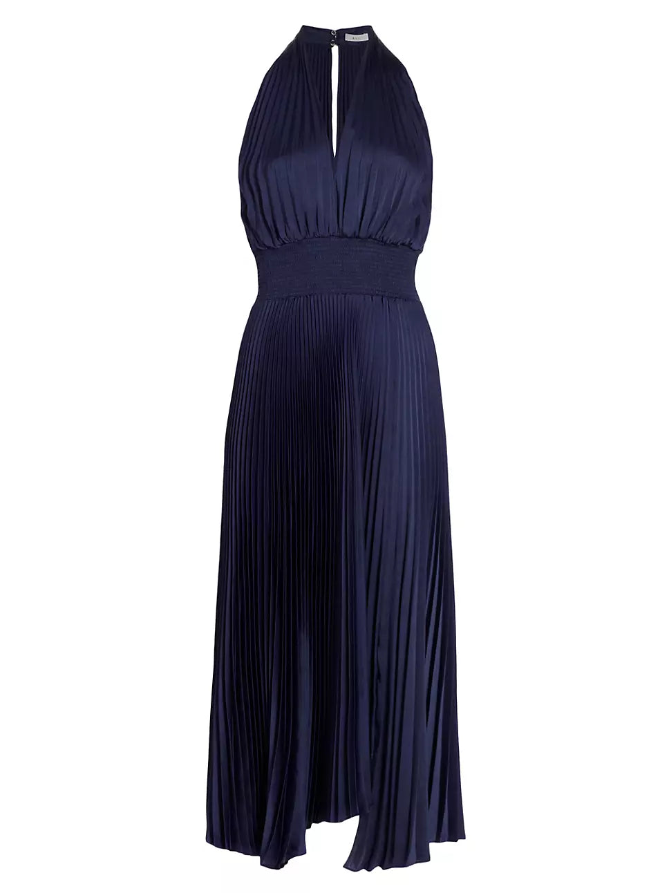 ALC Rose Satin Midi Dress