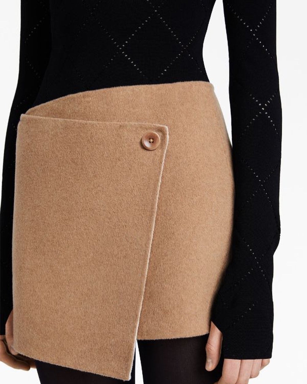 PS Melton Wrap Reversible Mini Skirt