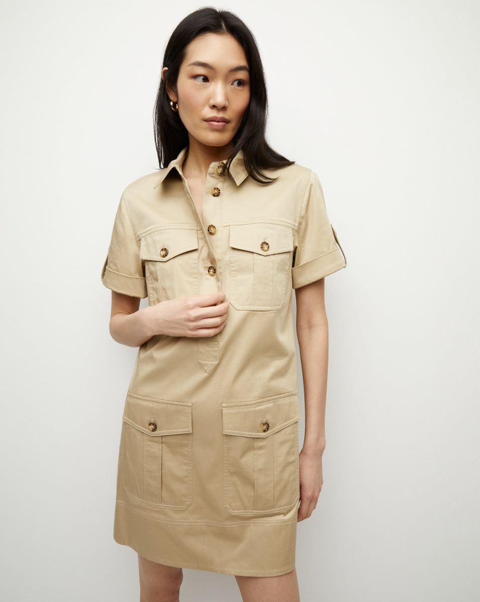 VB Lucca Cargo Mini Shirtdress