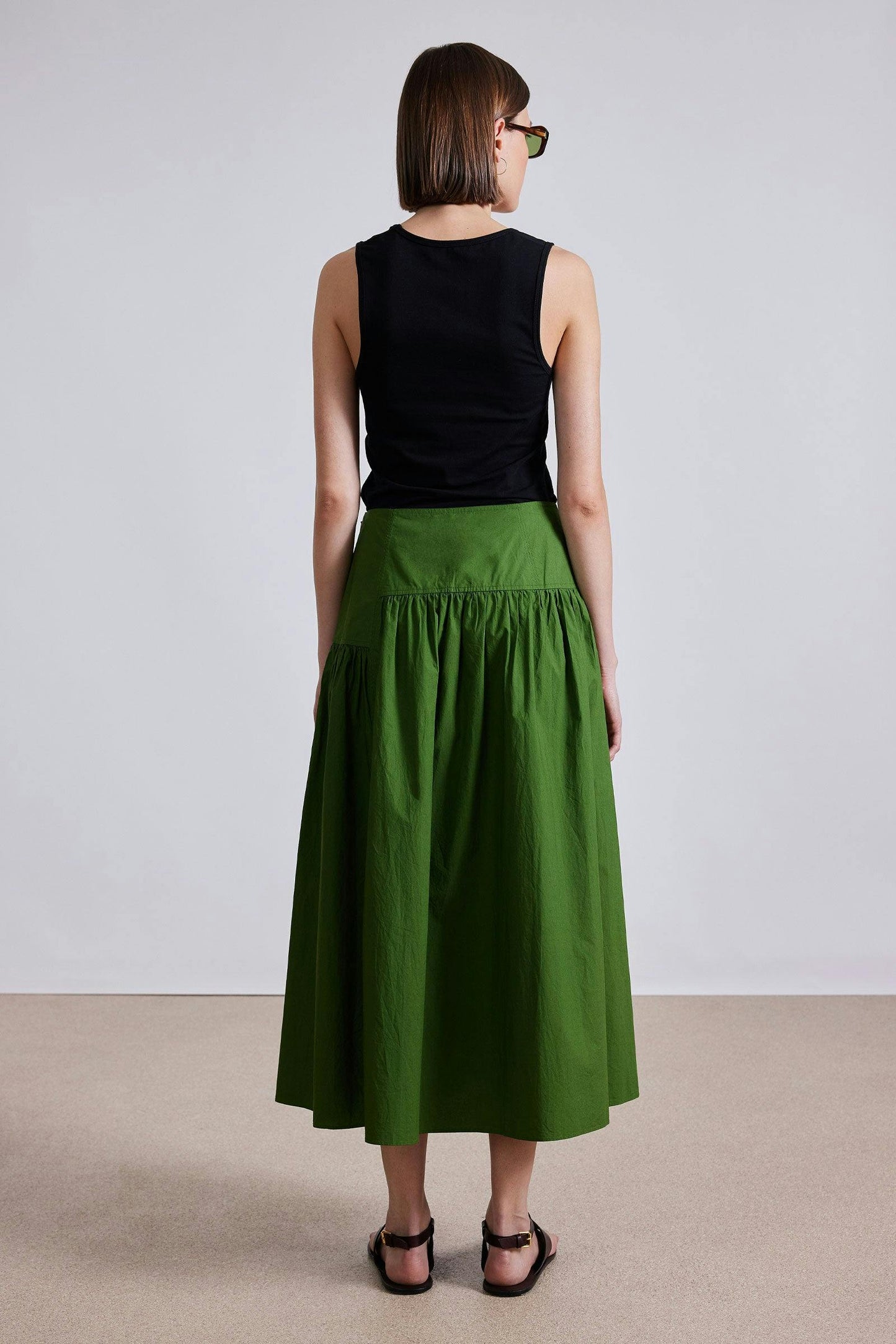 AA Nora Asymmetric Maxi Dress