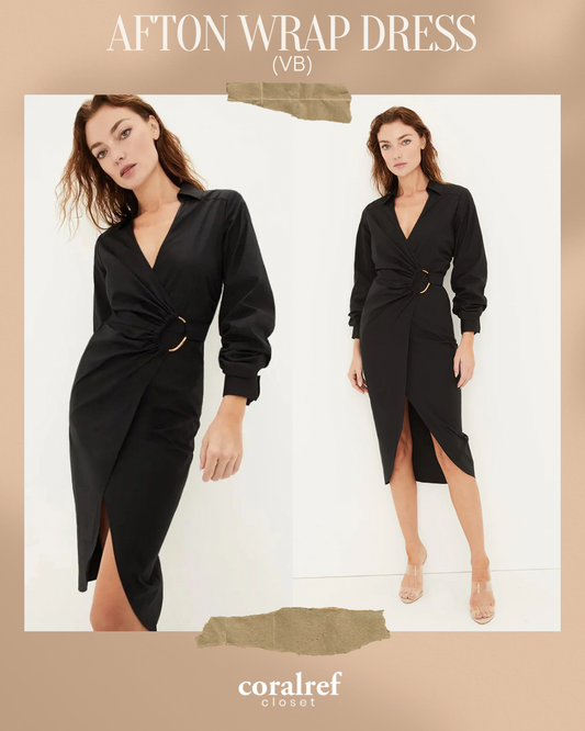 VB Afton Wrap Midi Dress