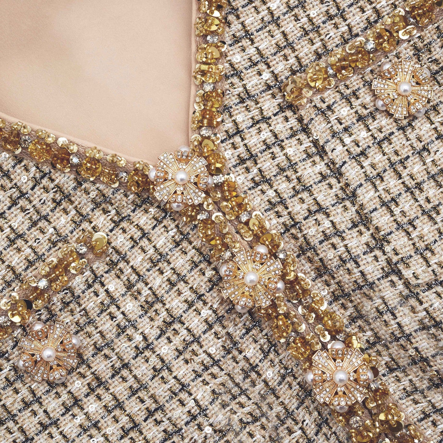 SP Boucle Chiffon Midi Dress