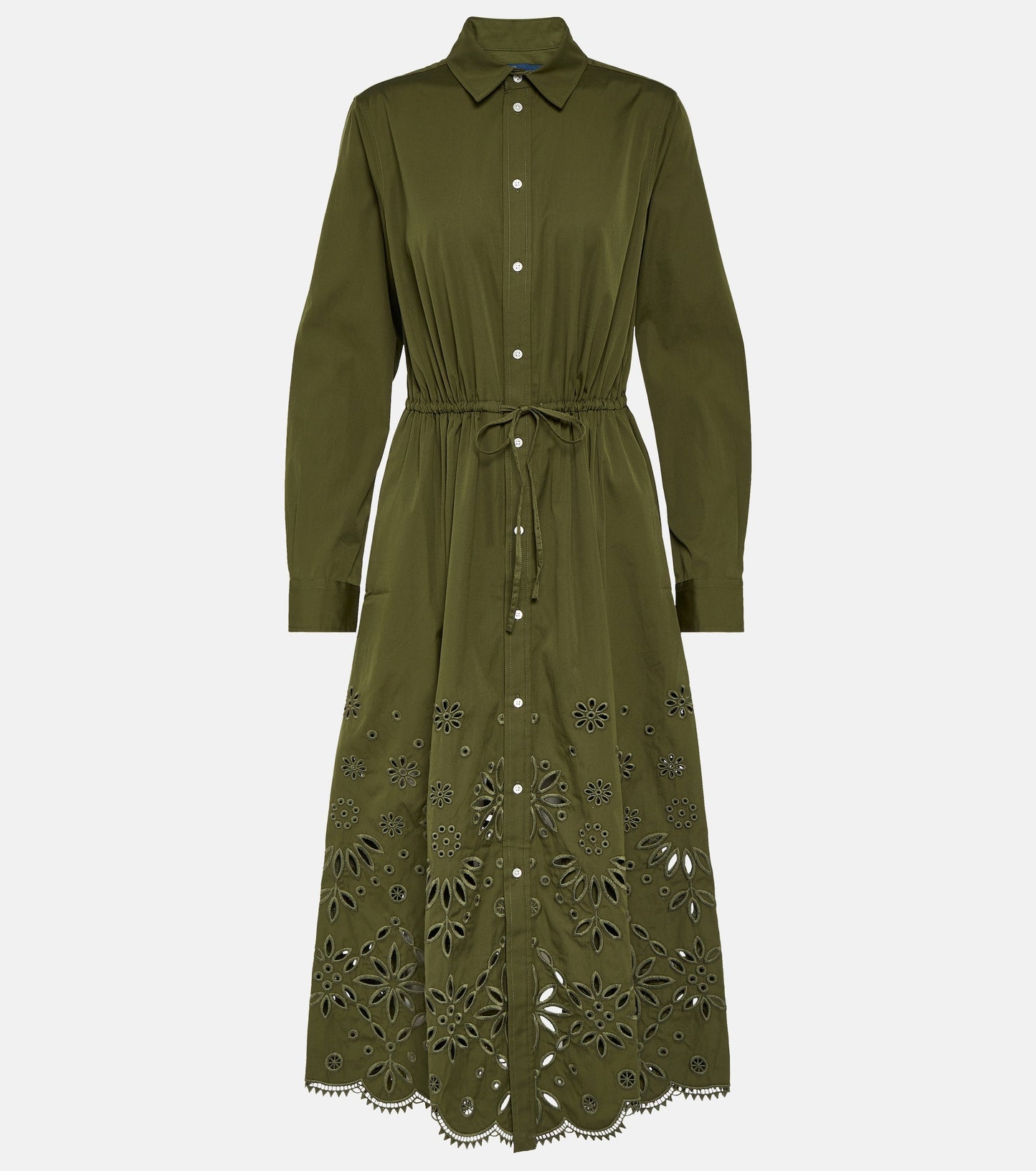 RL Eyelet Embroidered Shirtdress