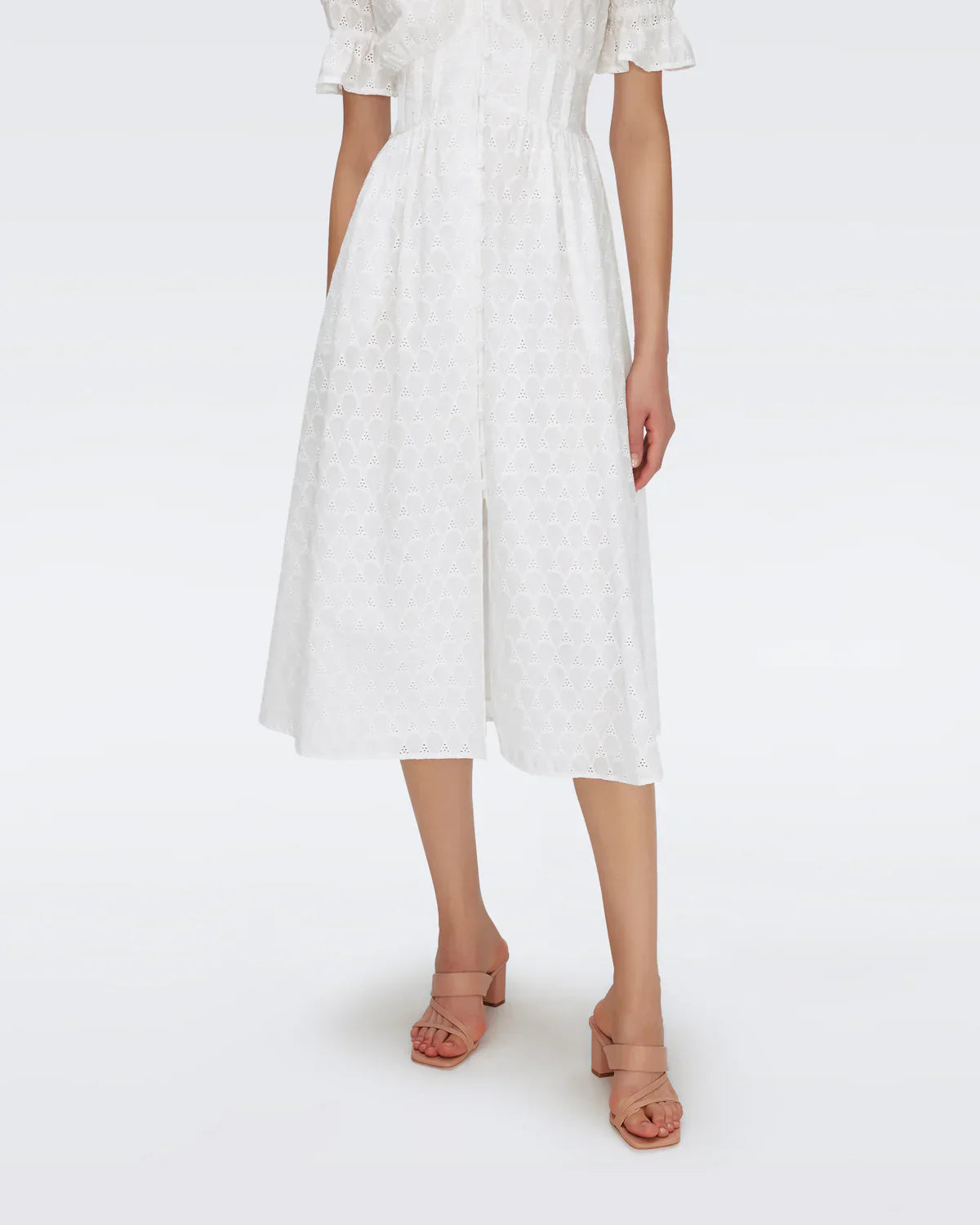 DVF Erica Cotton Midi Dress