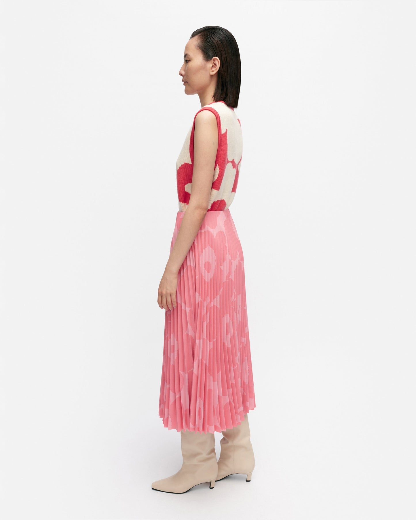 Mrmkk Myy Unikko Pleated Midi Skirt