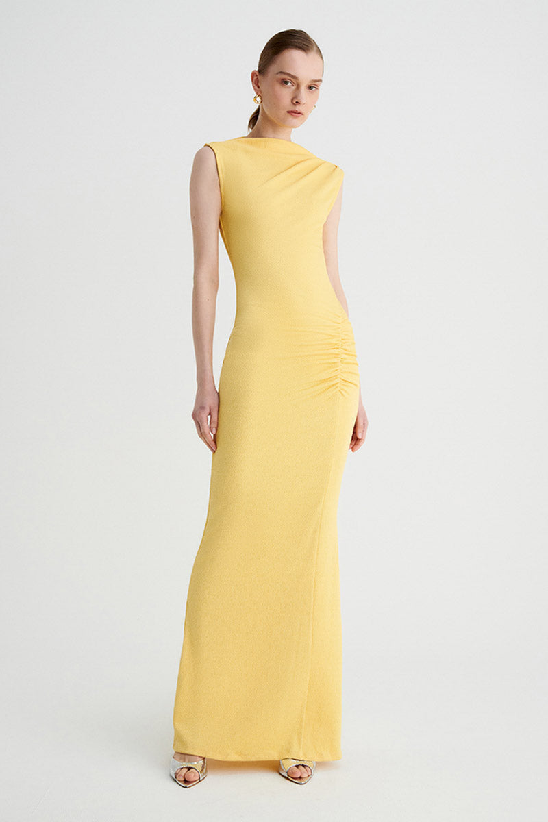 Sb Vega Rouched Midi Dress