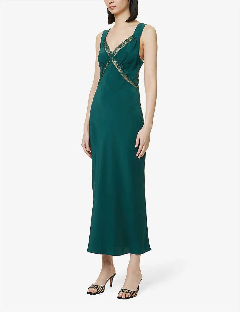 Ref Provence Silk Midi Dress