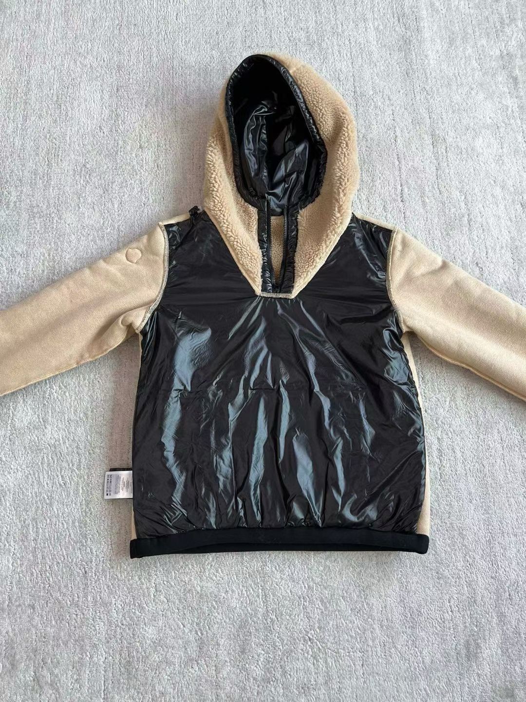 Mnclr Faux Shearling Hoodie