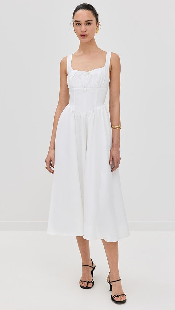 Ref Balia Linen Midi Dress 2