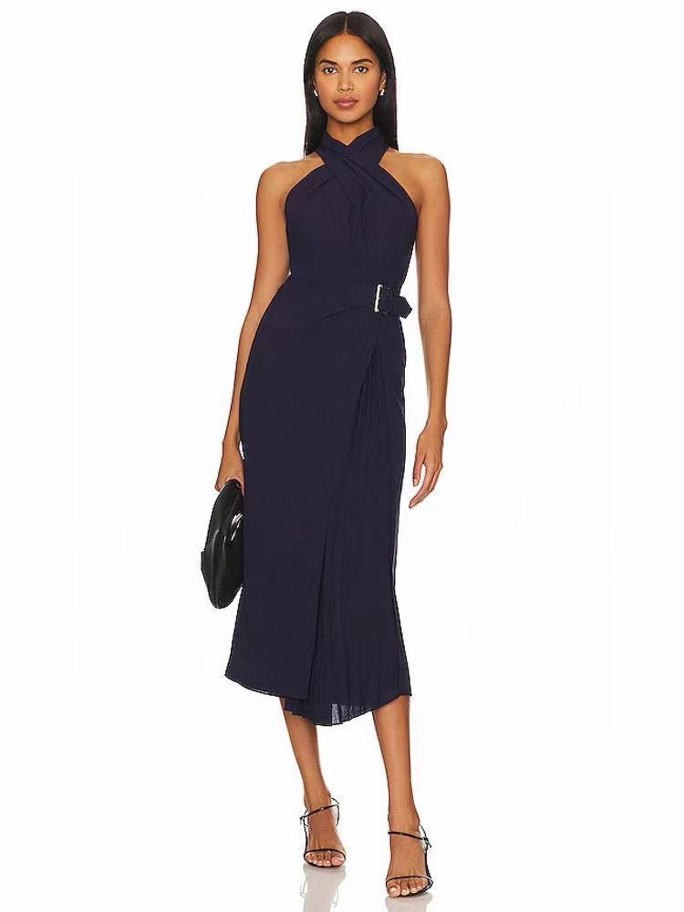 ALC Fiona Pleated Midi Dress