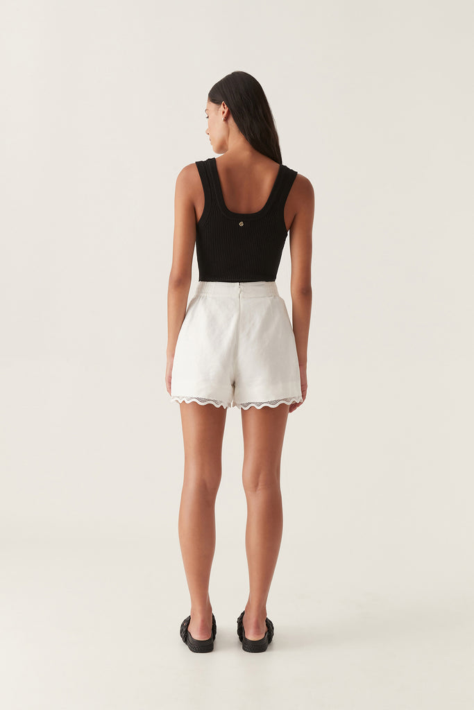 Aj Reva Wave Trim Shorts