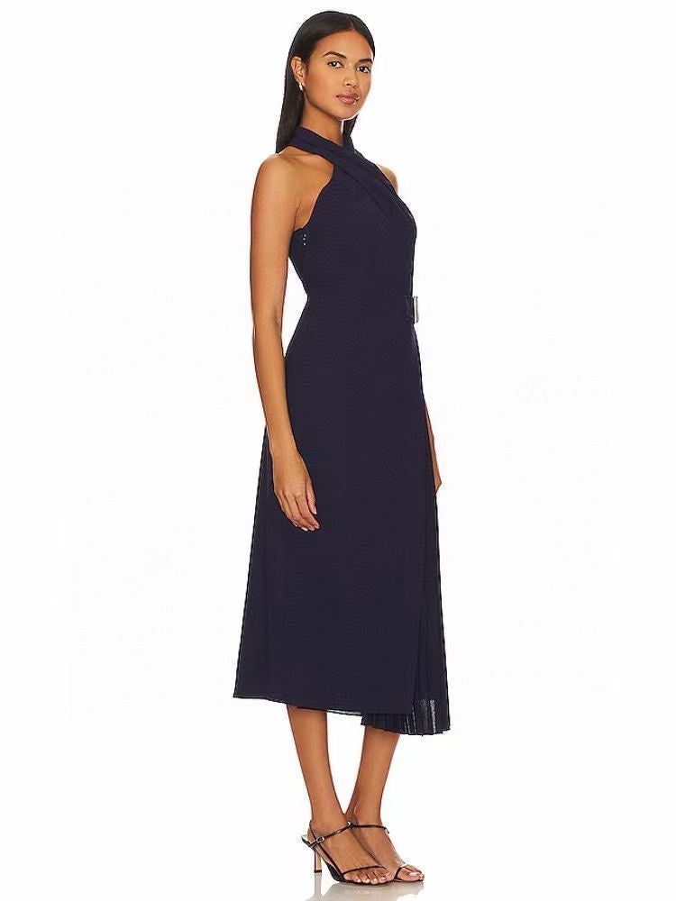 ALC Fiona Pleated Midi Dress