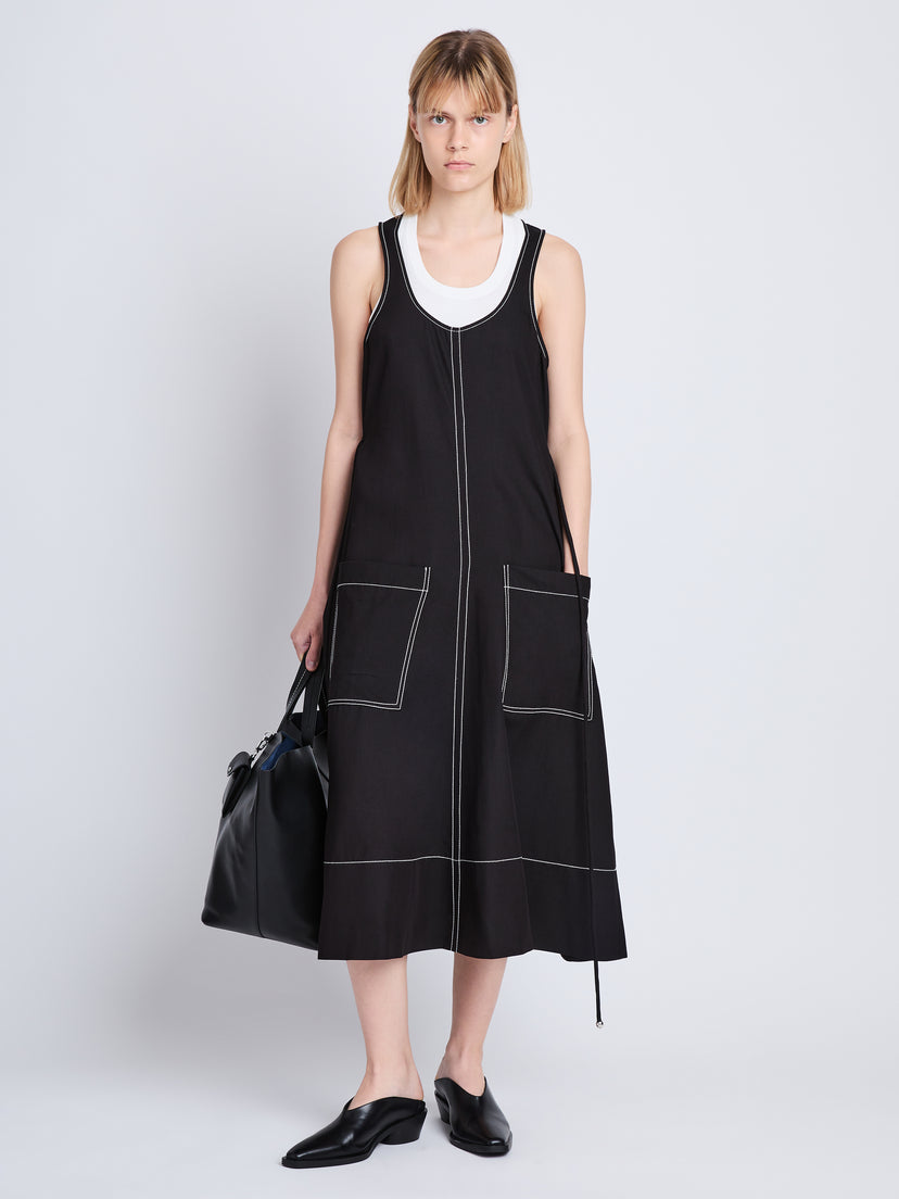 PS Lucy Midi Dress in Drapey Suiting