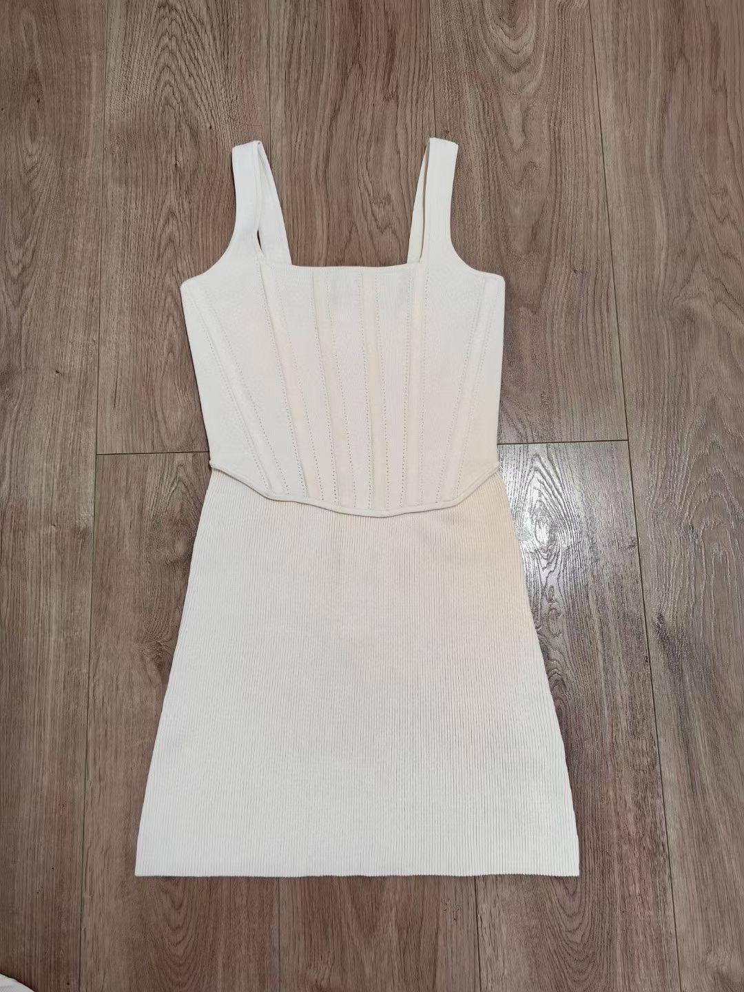 DL Pointelle Corset Mini Dress