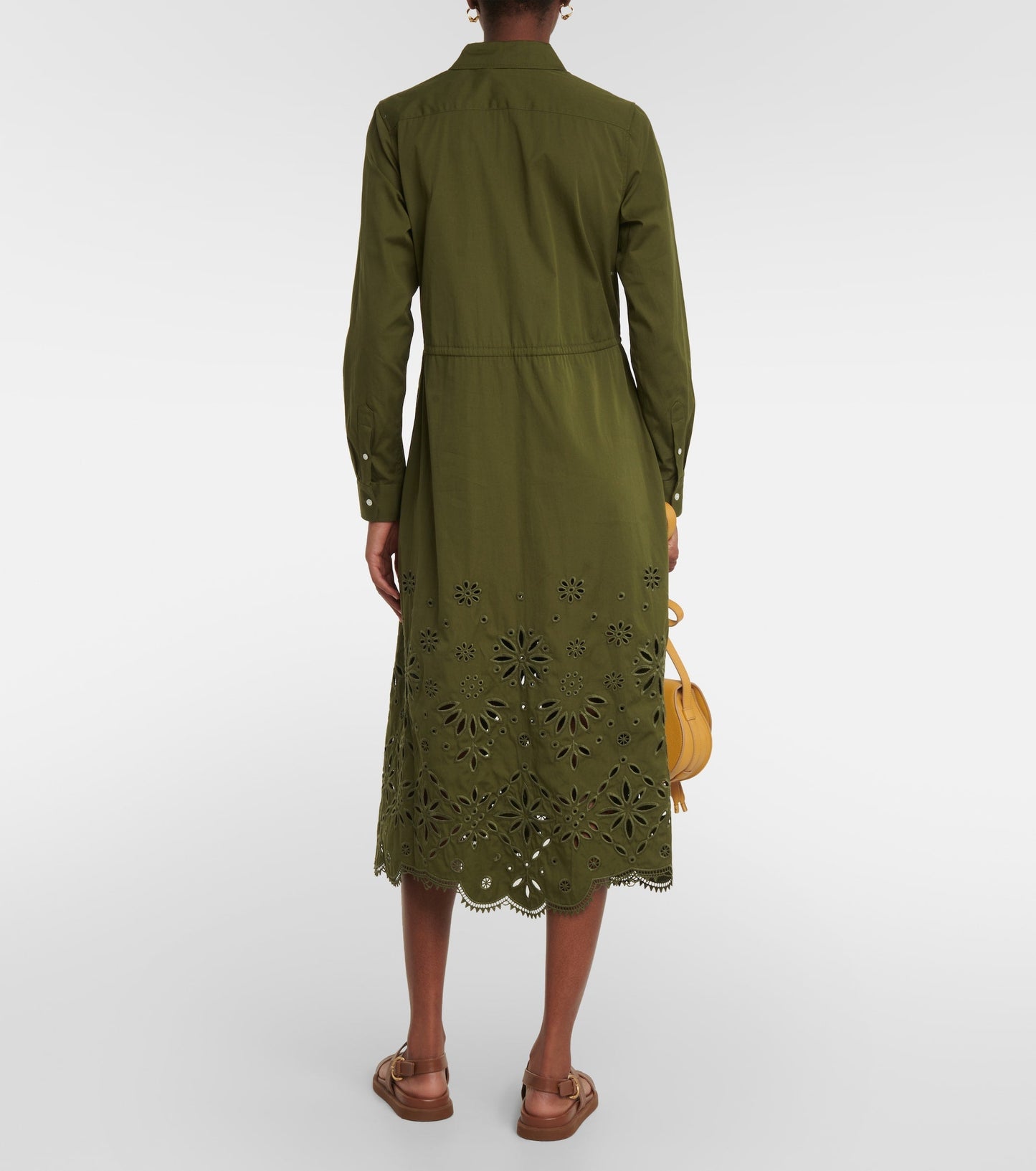 RL Eyelet Embroidered Shirtdress