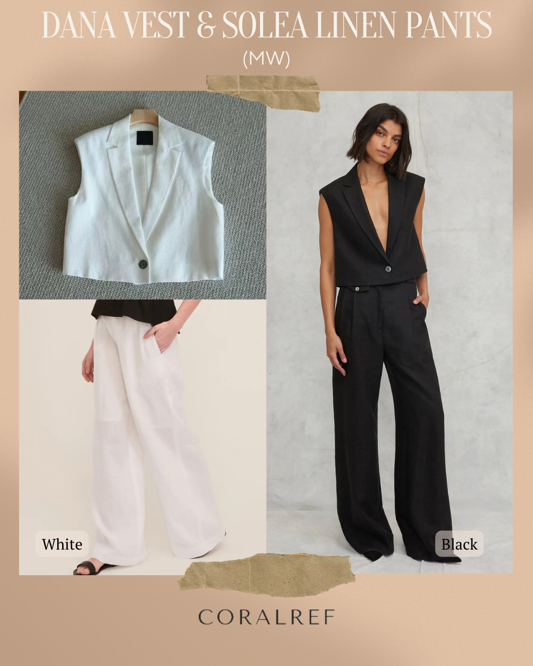 MW Dana Vest & Solea Linen Pants