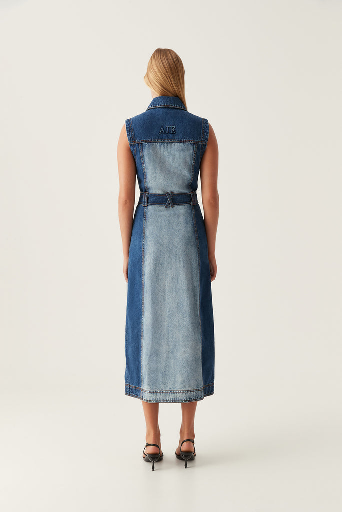 Aj Darcie Denim Midi Dress