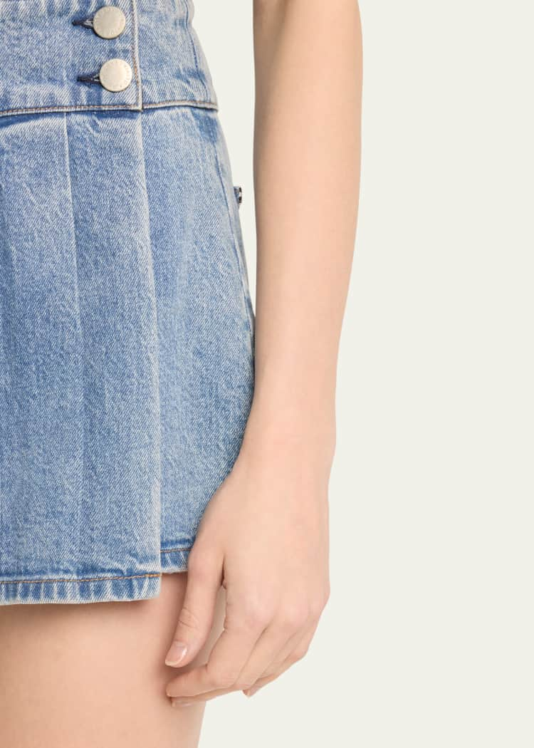 AO Noah Denim Pleated Skort