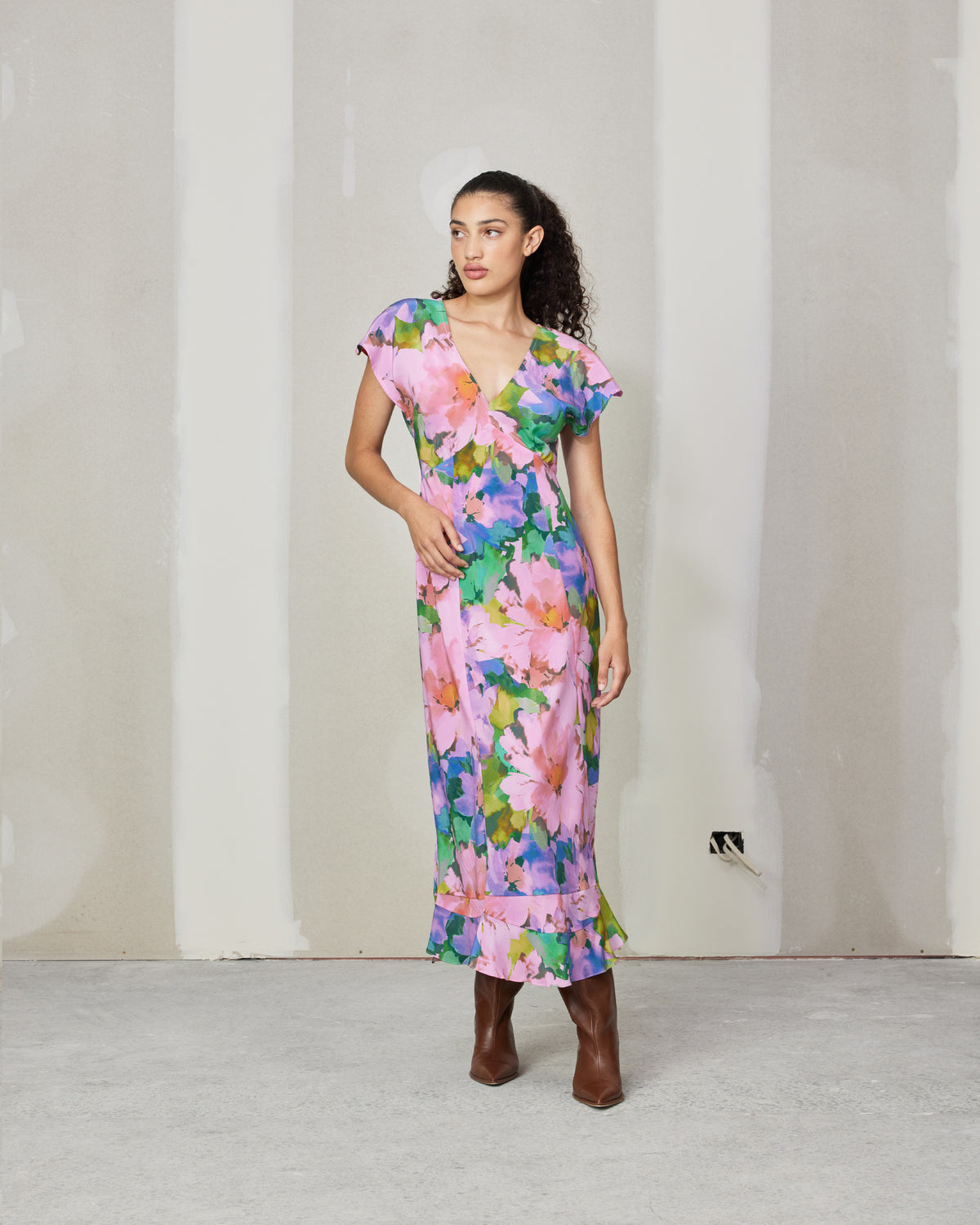 Rby Kata Silk Midi Dress