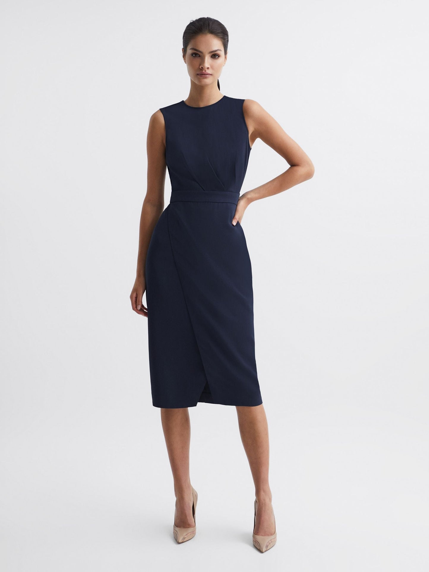 Rss Layla Sleeveless Bodycon Midi Dress