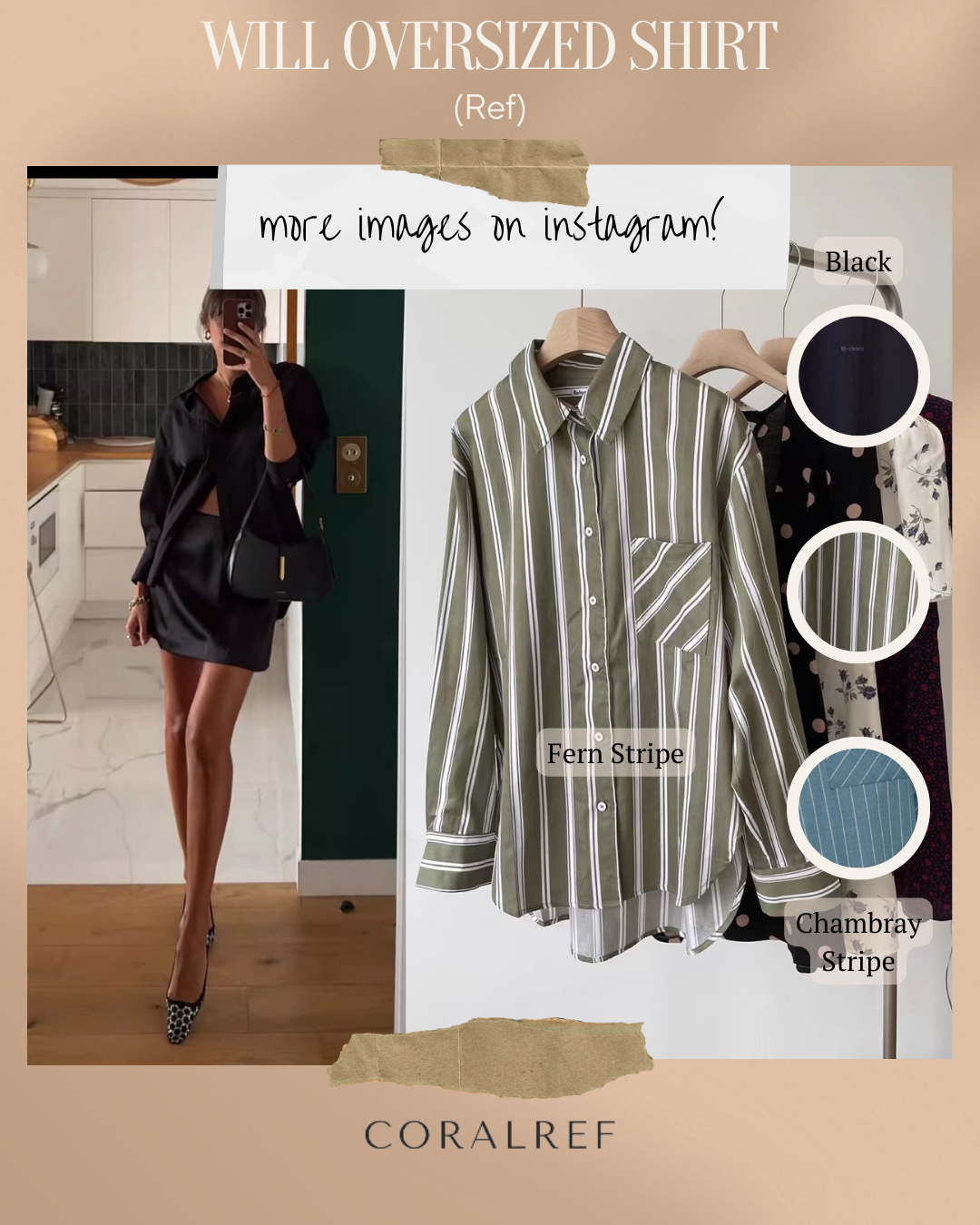 Ref Will Oversized Shirt - 3 colours!