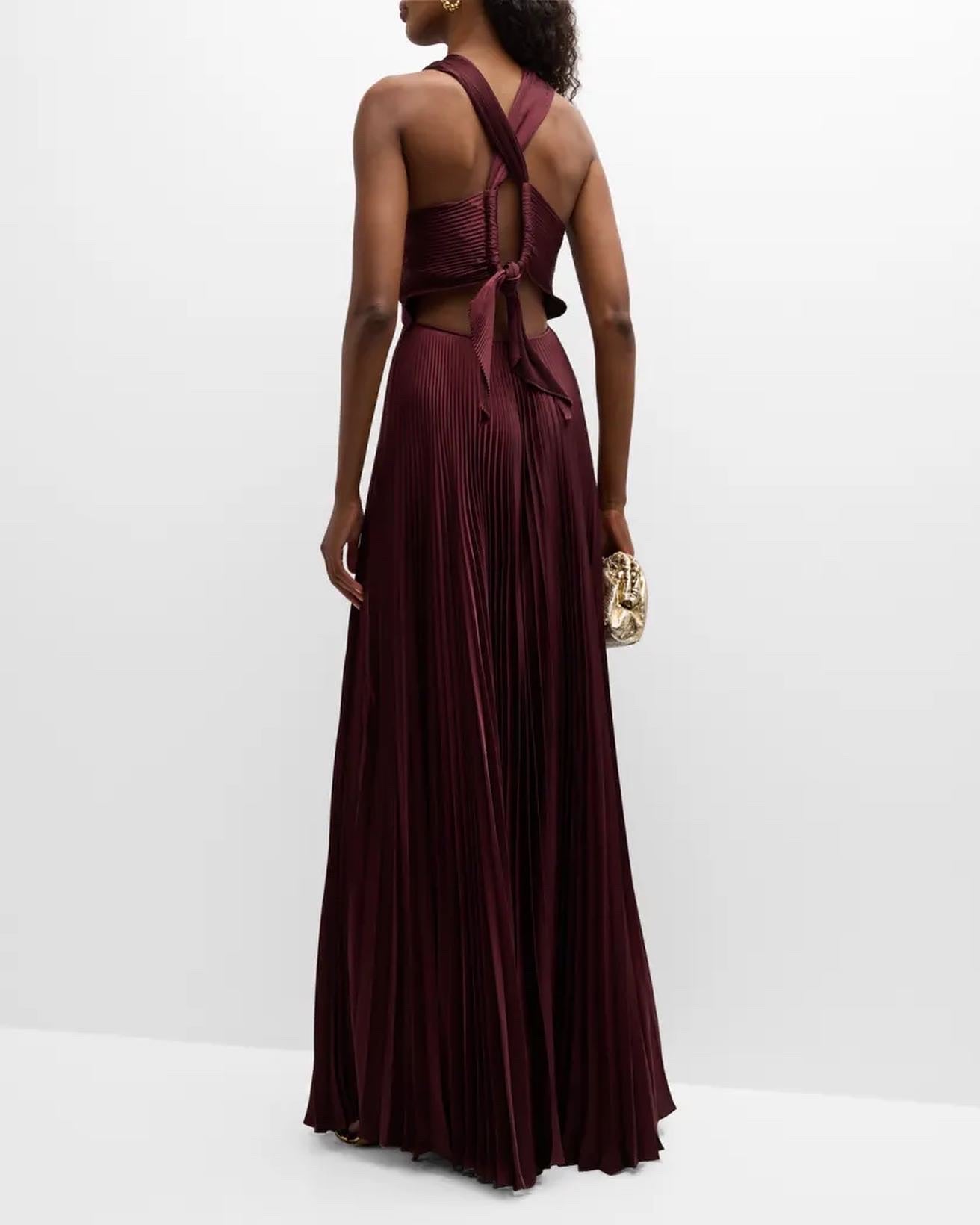 ALC Athena Halter Maxi Dress