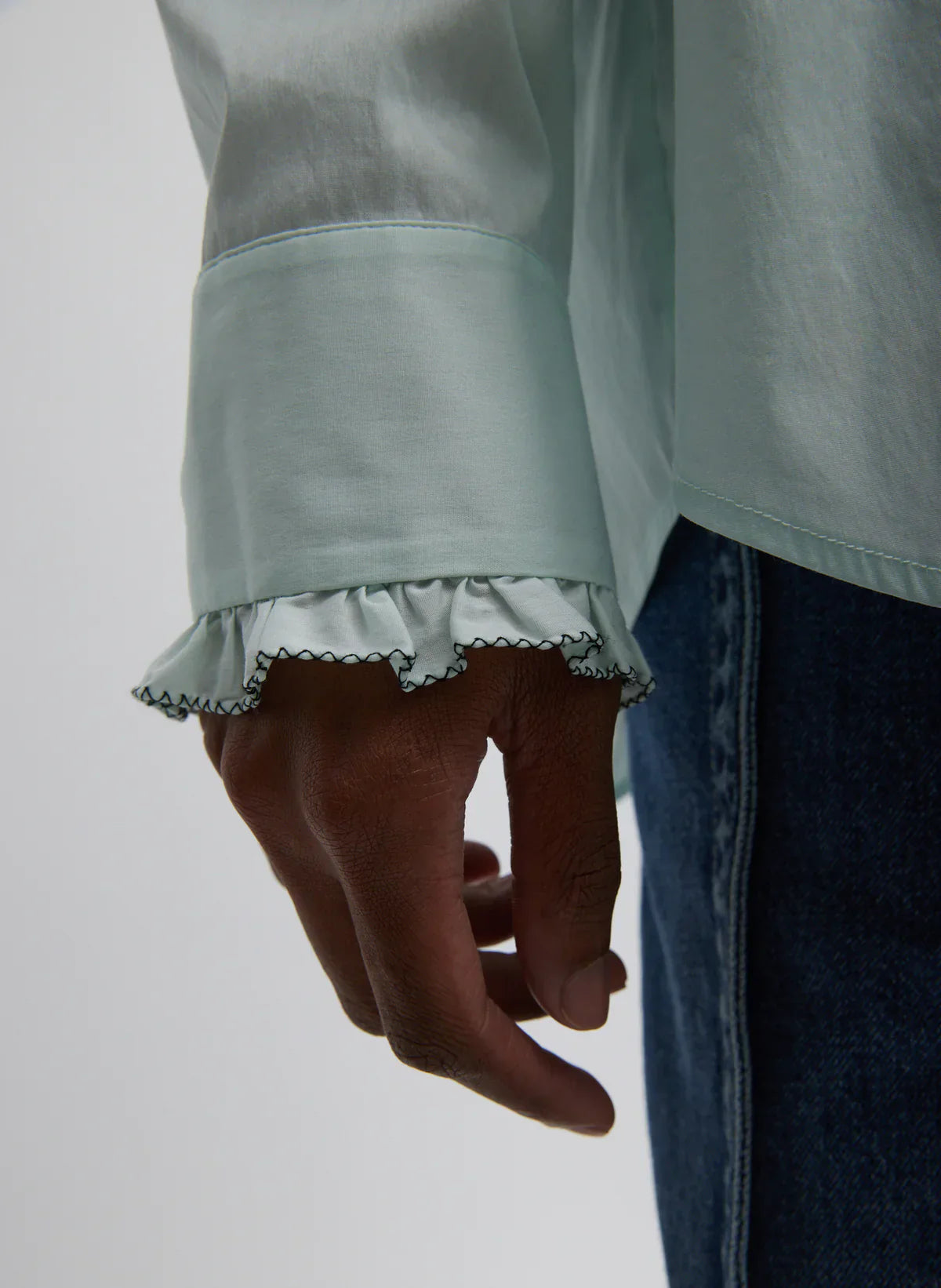 Tb Cotton Nylon Easy Tuxedo Shirt