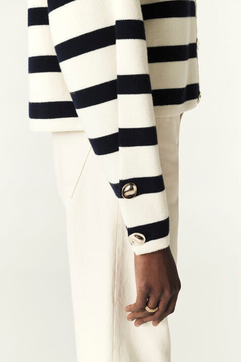 Bsh Massimo Striped Cardigan