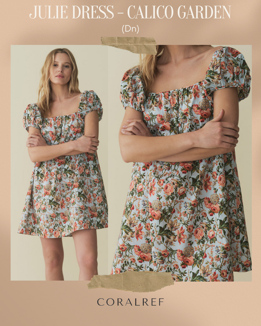 Dn Julie Mini Dress - Calico Garden