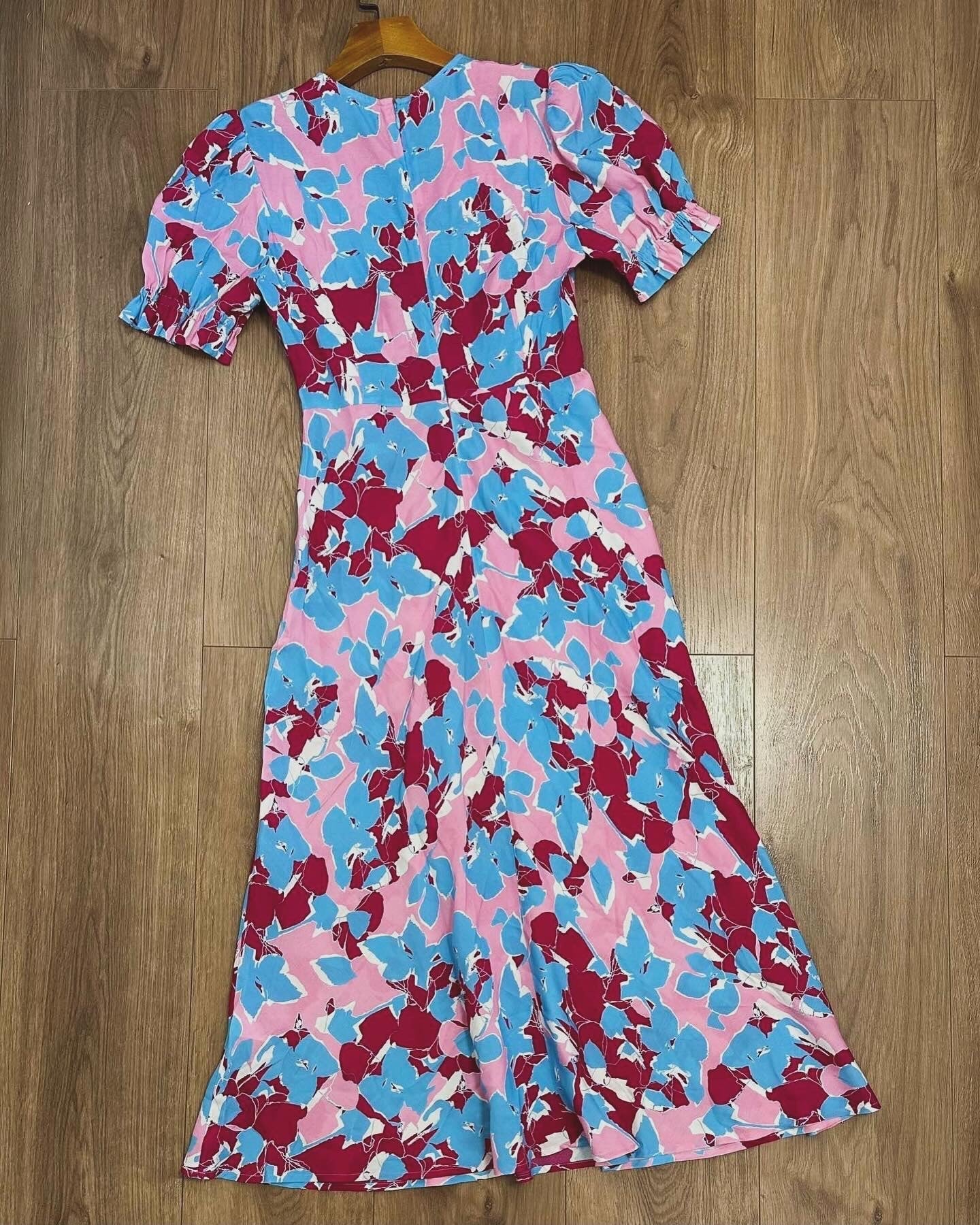 DVF Anaba Short Sleeve Midi Dress