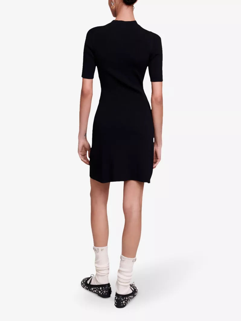 Mj Rellier Stretch Knit Mini Dress