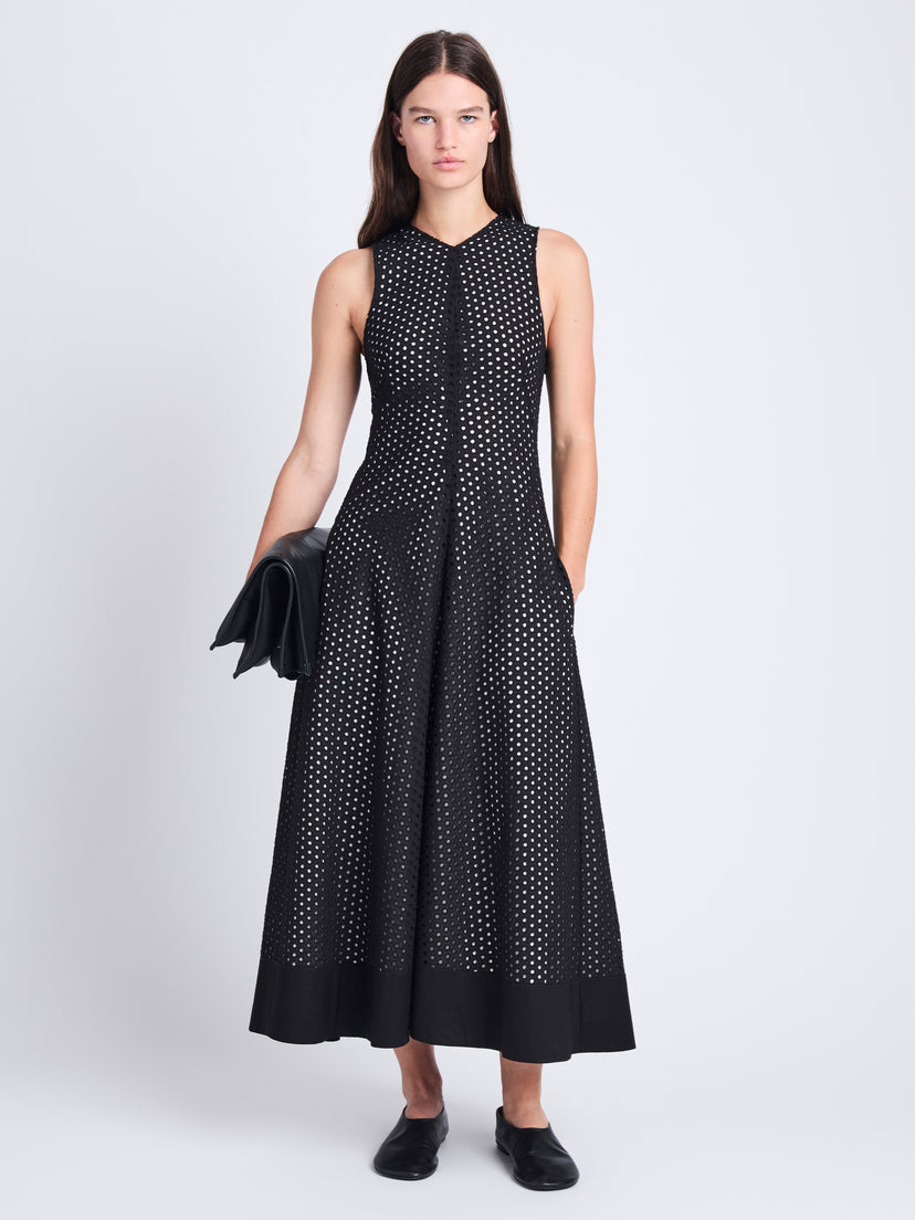 PS Juno Midi Dress in Broderie Anglaise