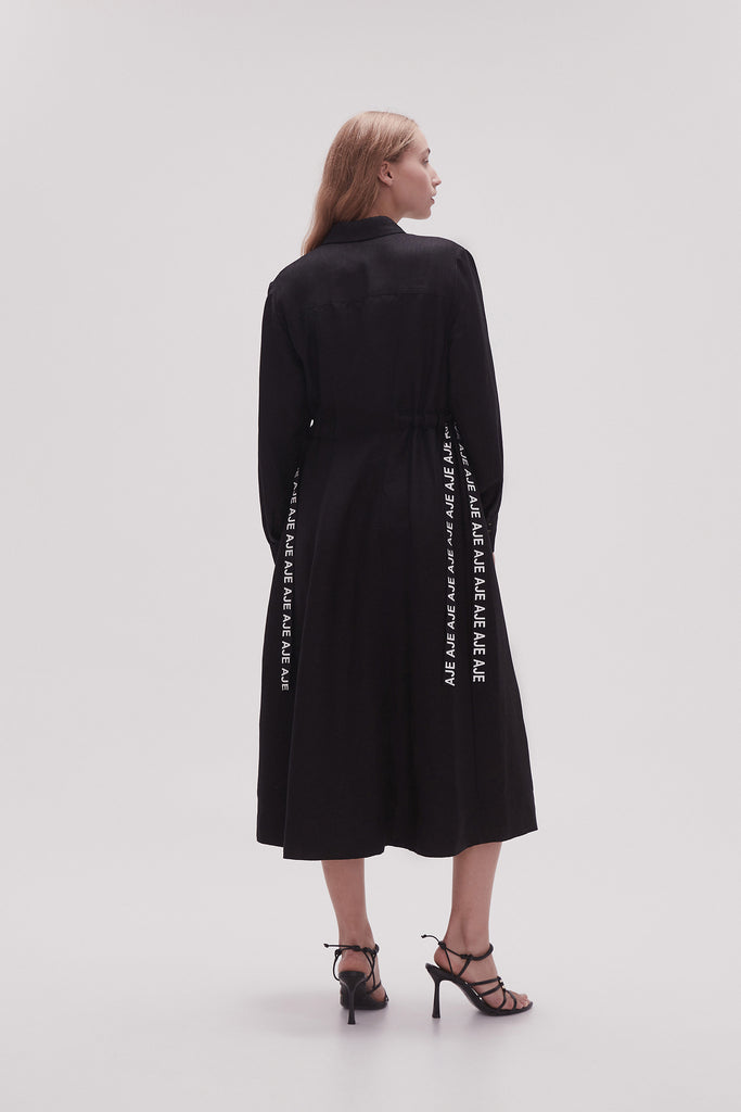 Aj Eternal Logo Midi Dress