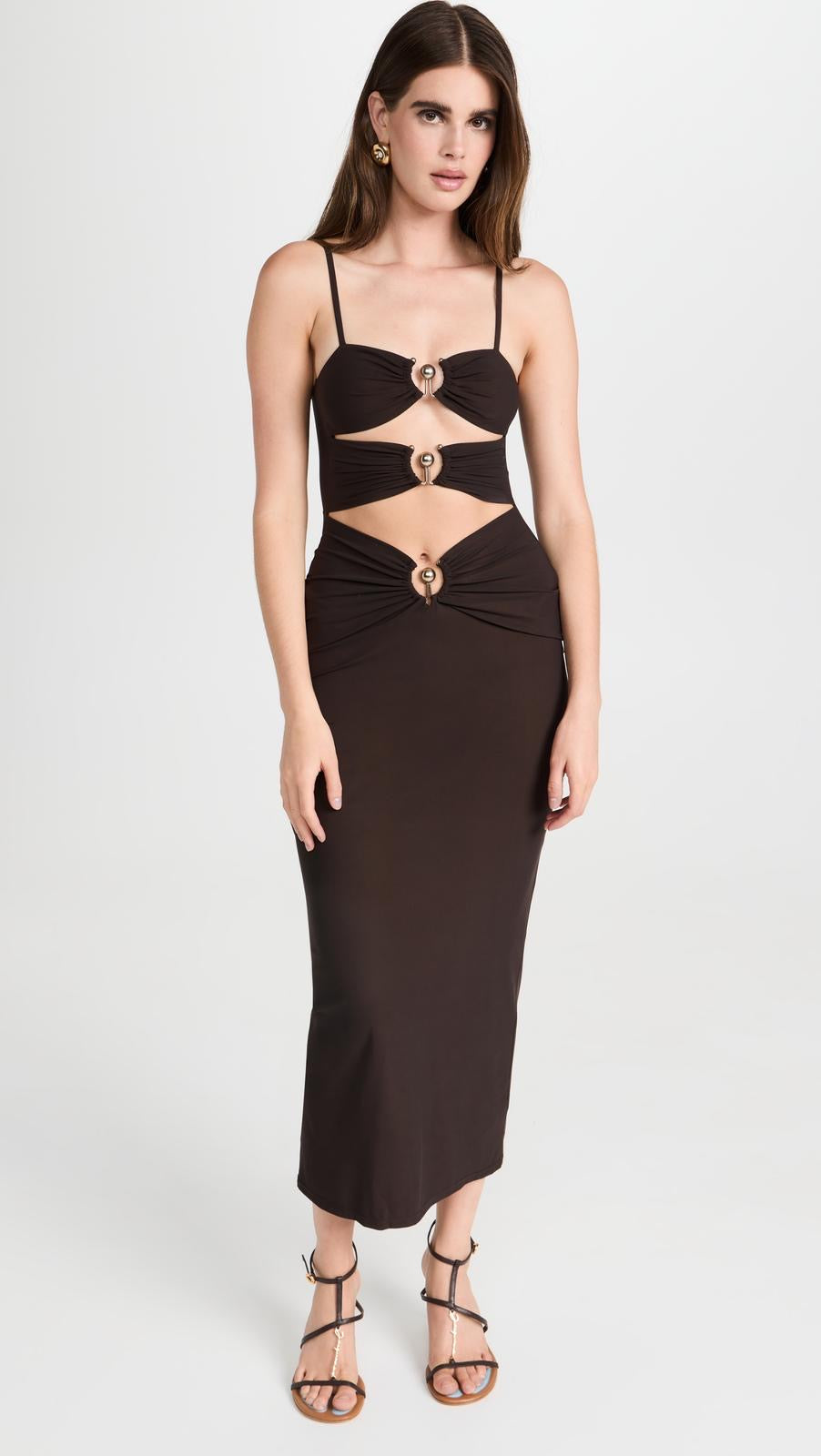 CE Pierced Orbit Mini & Midi Maxi Dress