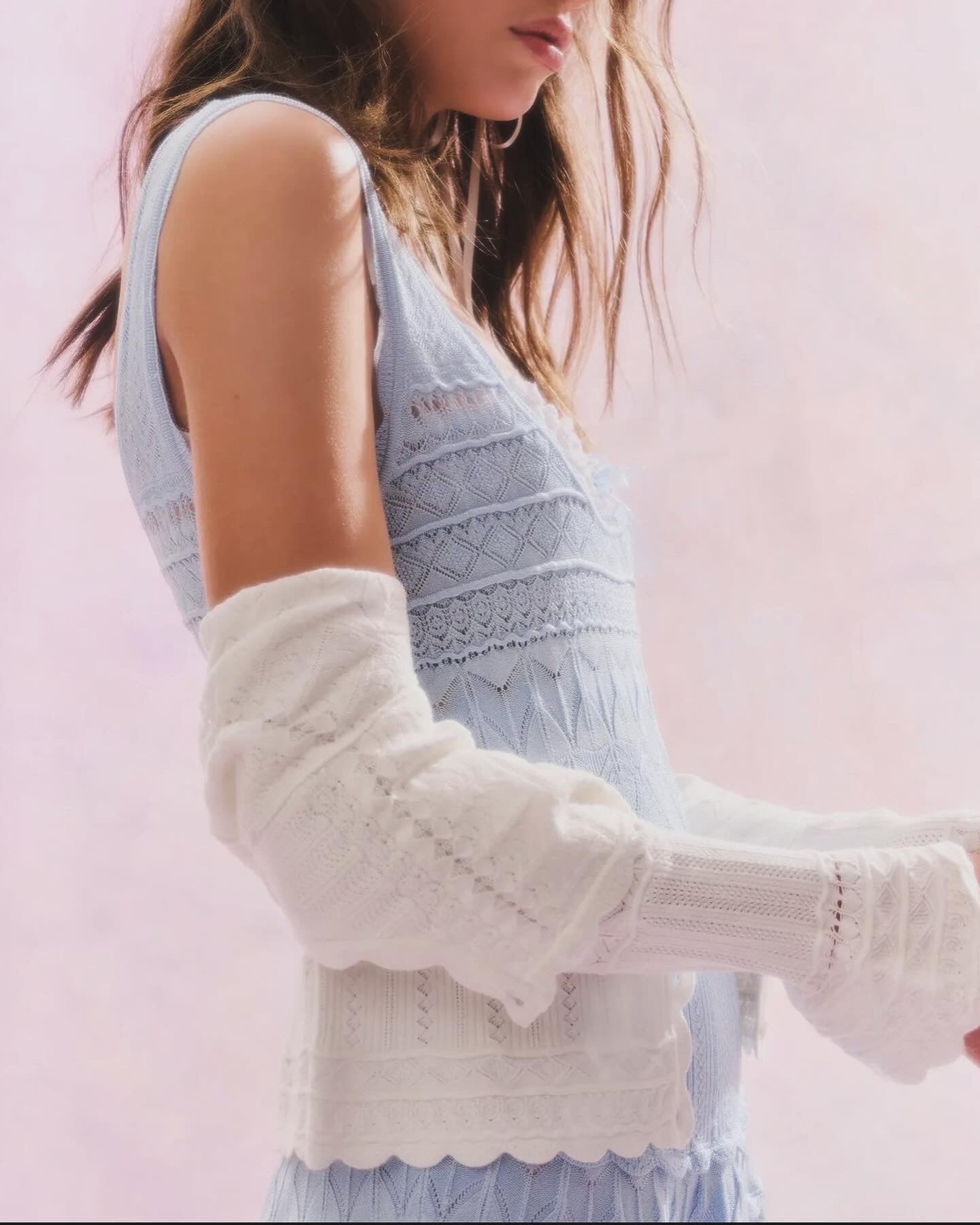 ronelle pointelle scallop mini dress Living in the Ronelle Dress by @loveshackfancy ! This timeless mini is designed from a lightweight, soft pointelle fabric and features scallop detail through the stitch and edge