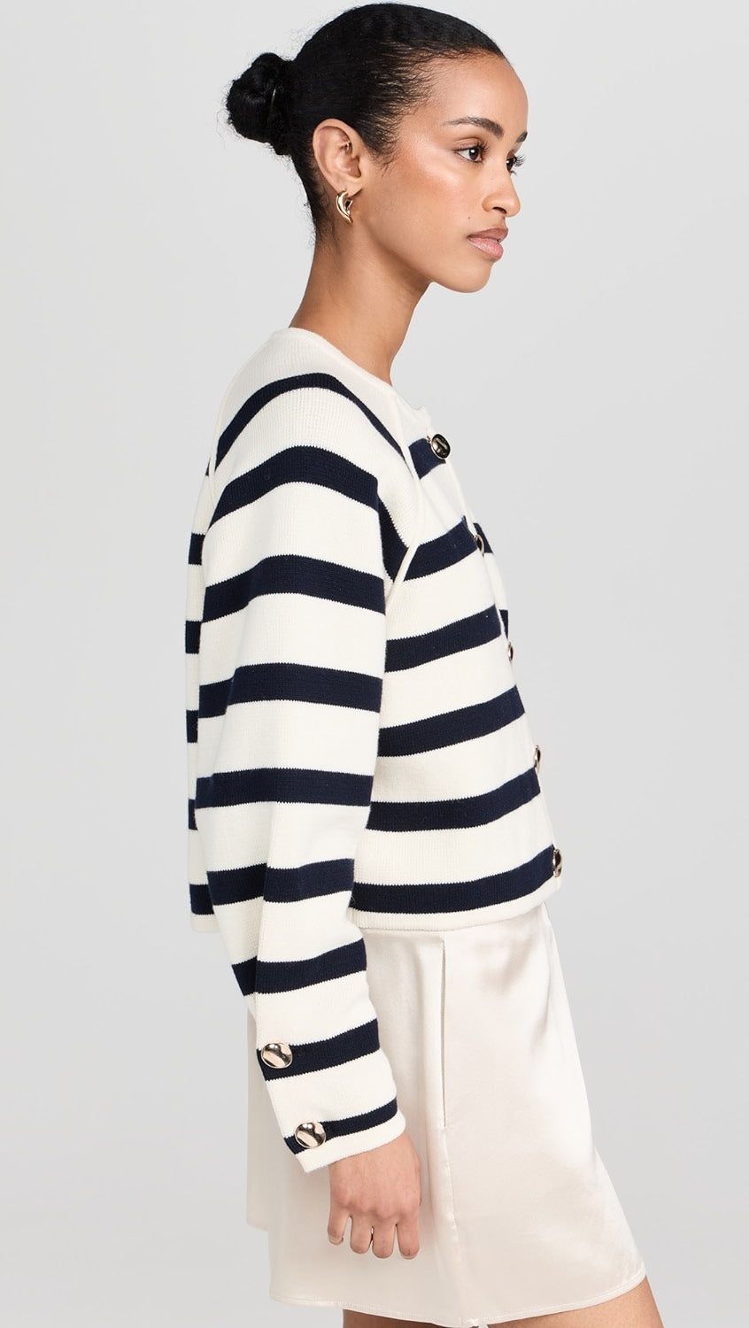 Bsh Massimo Striped Cardigan