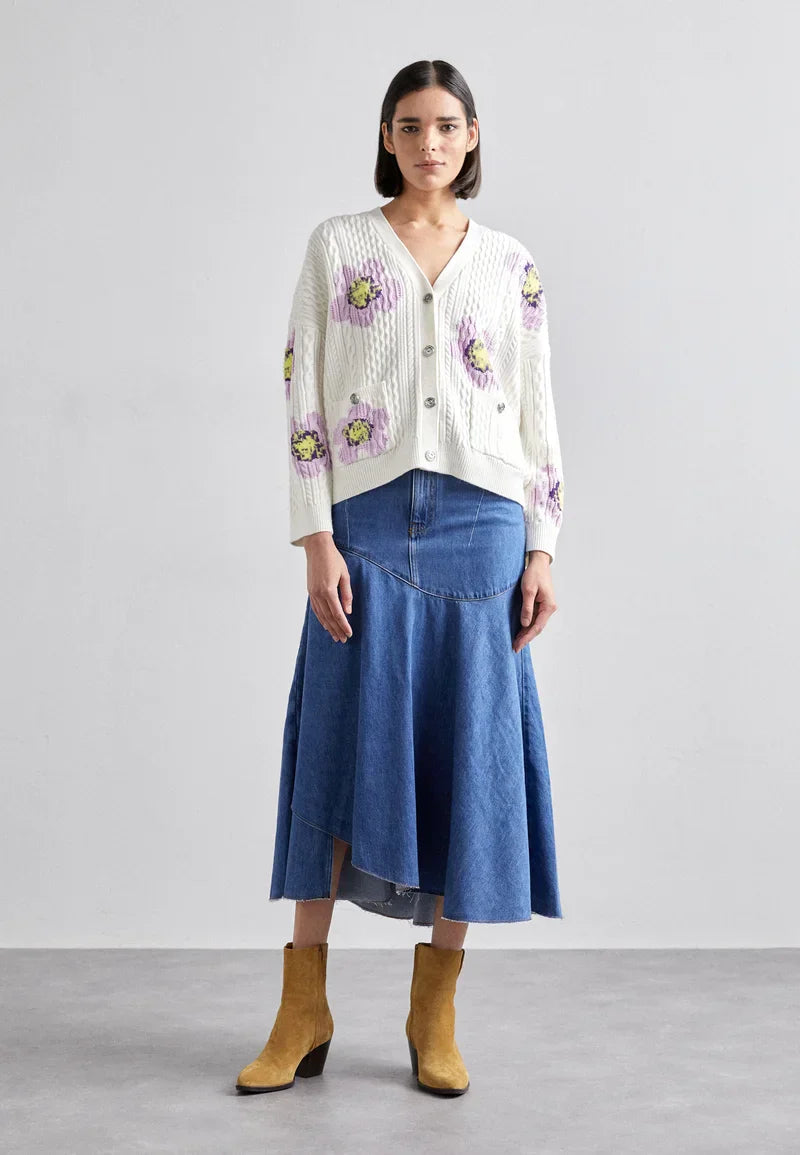 Mj Moflow Floral Cardigan