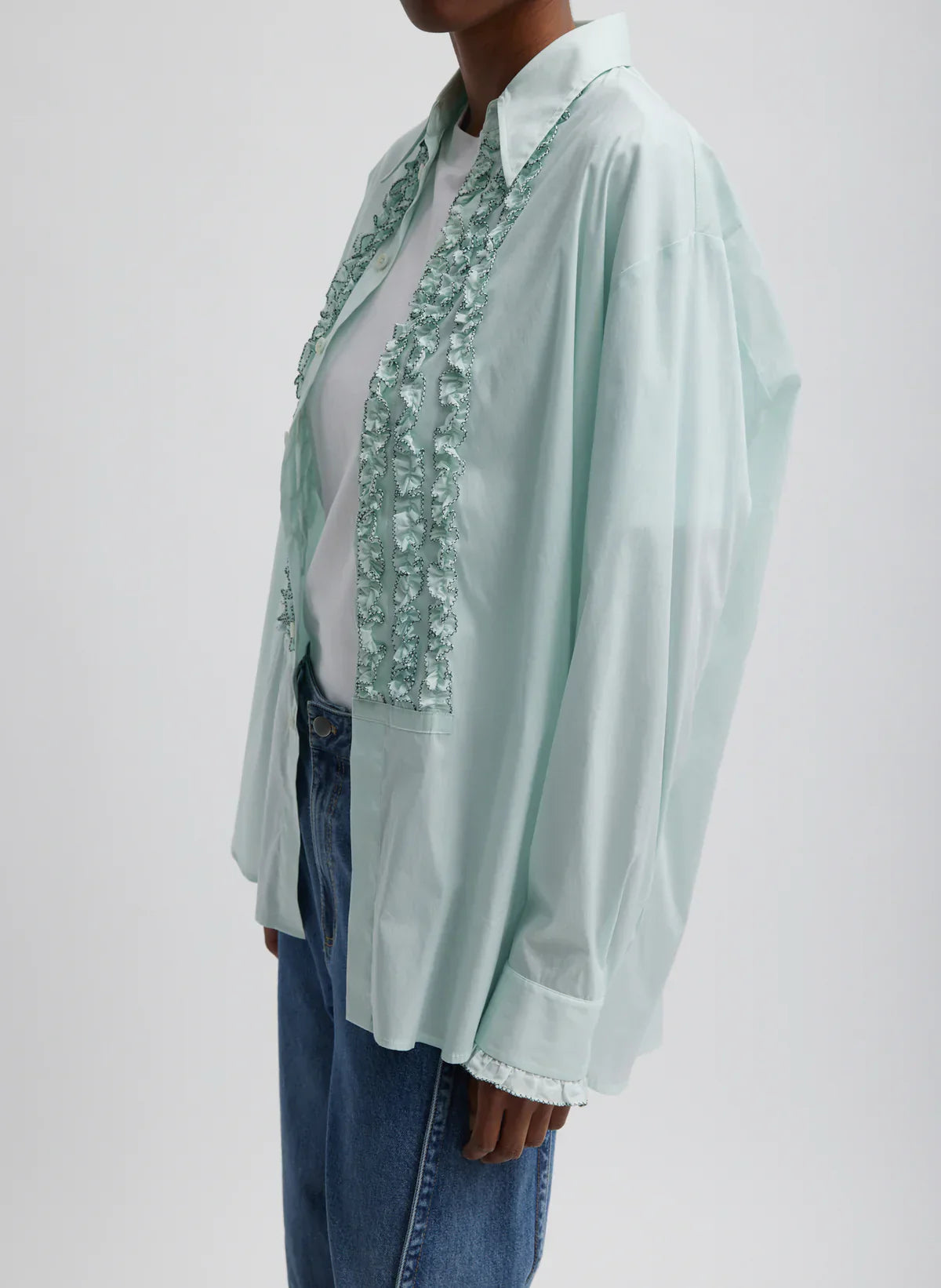Tb Cotton Nylon Easy Tuxedo Shirt