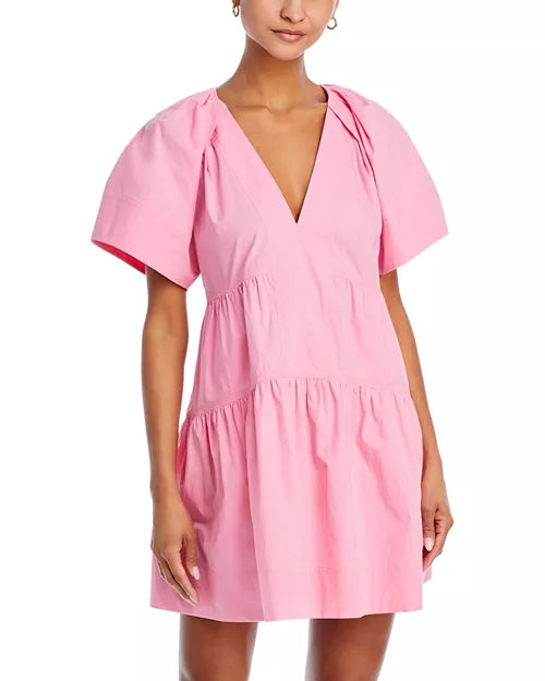 ALC Camila Cotton Tiered Mini Dress