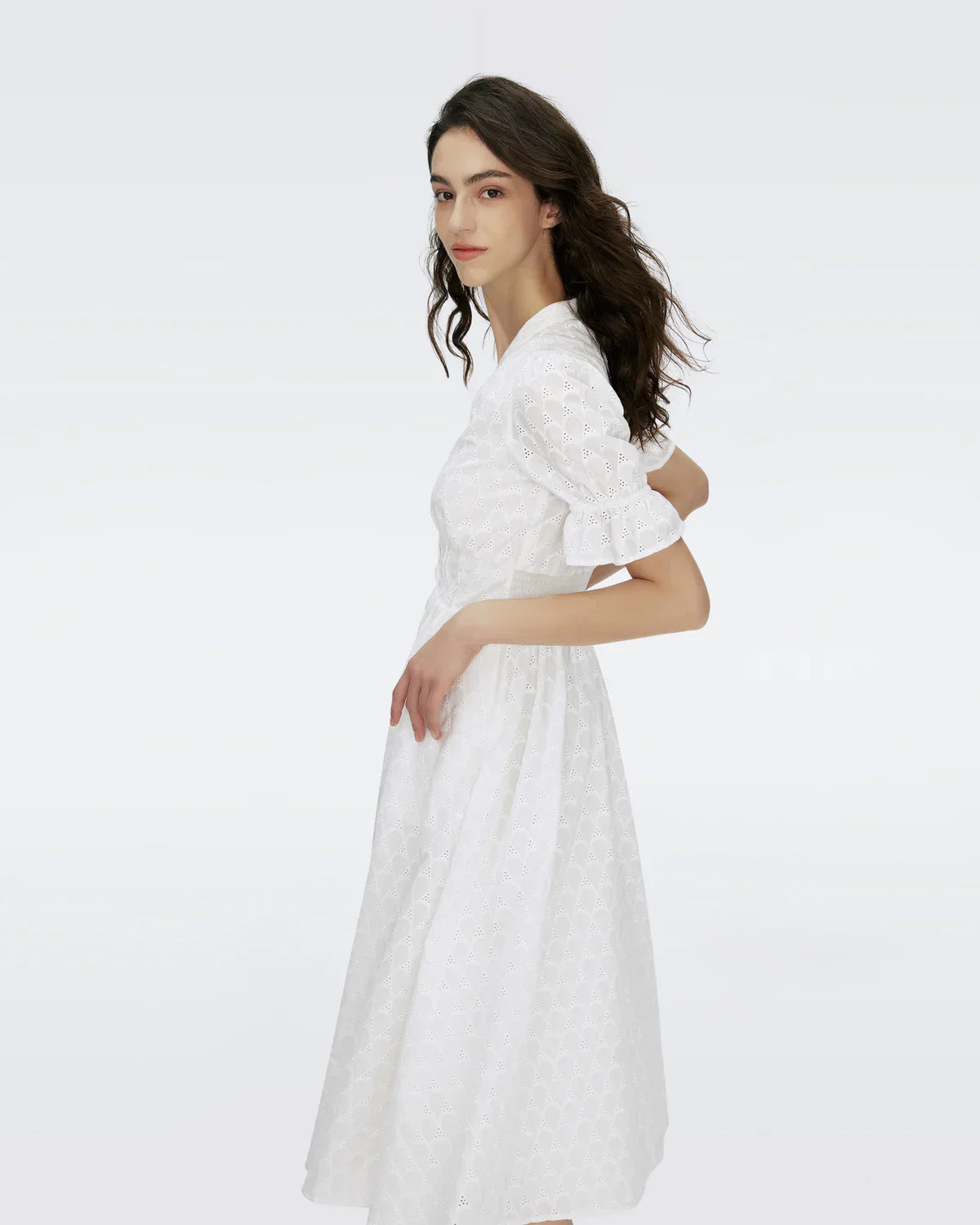 DVF Erica Cotton Midi Dress