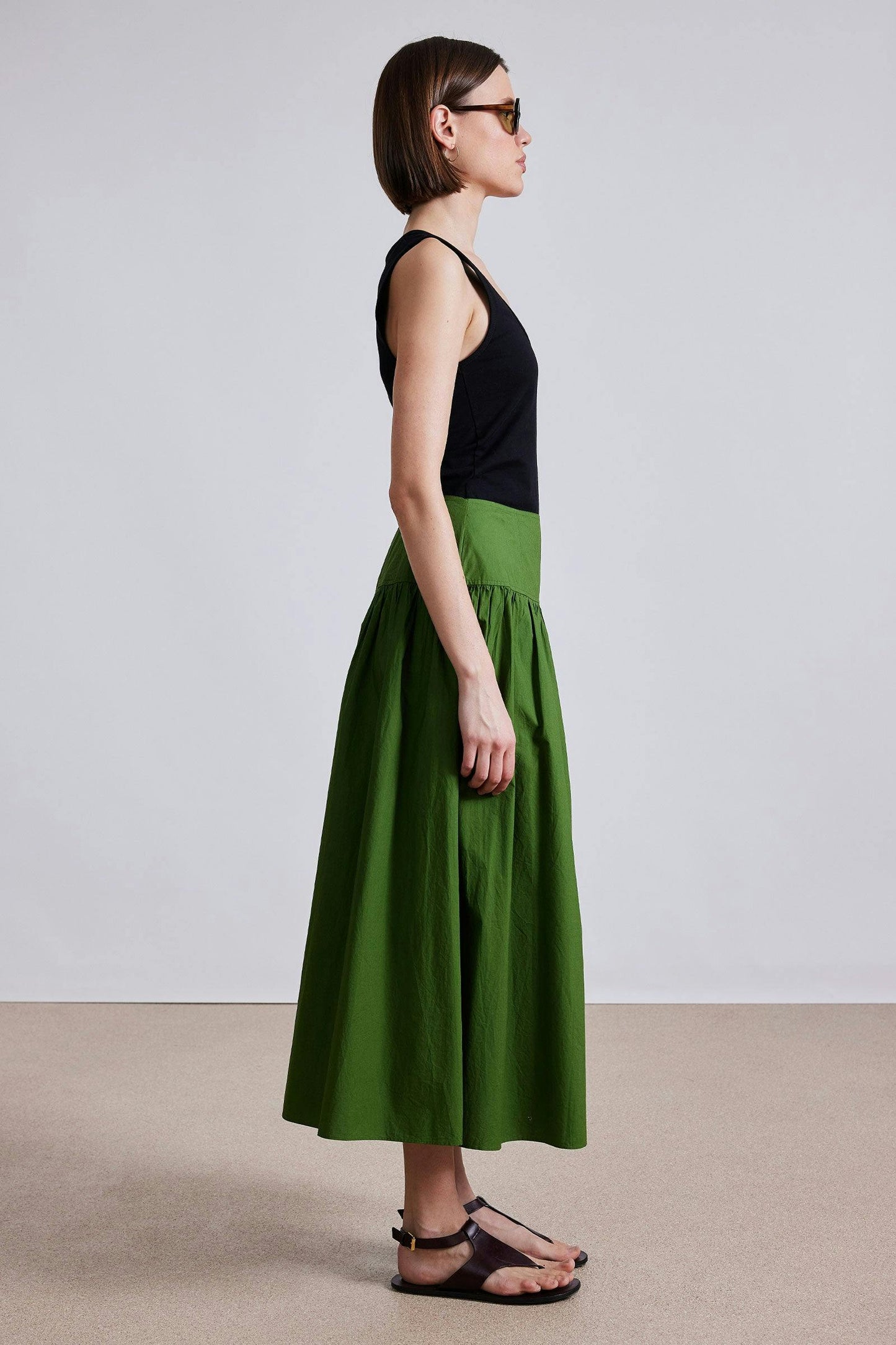 AA Nora Asymmetric Maxi Dress