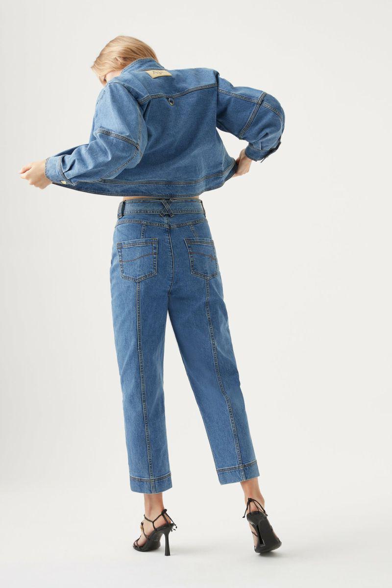 Aj Florence Denim Belted Jean